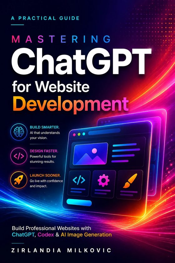 Cover of Mastering ChatGPT for Website Development