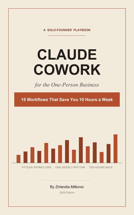 Cover of Claude Cowork for the One-Person Business