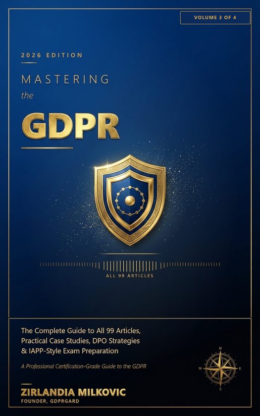 Cover of Mastering the GDPR — Volume 3: The Exam Prep Bank