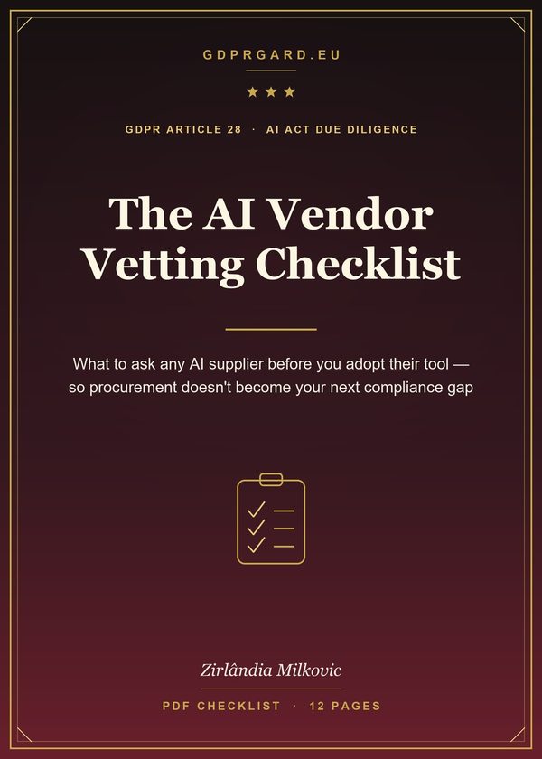 Cover of The AI Vendor Vetting Checklist