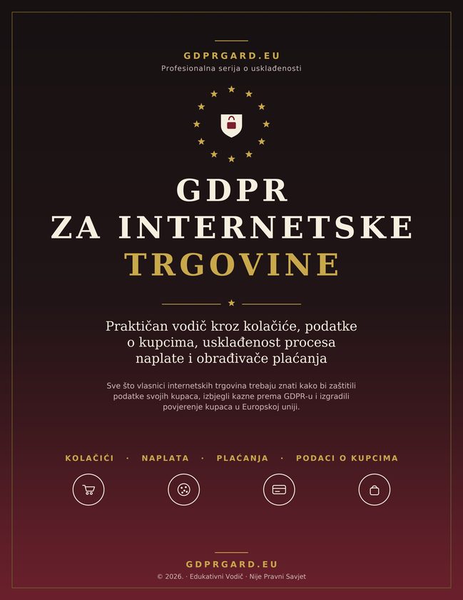 Cover of GDPR za internetske trgovine
