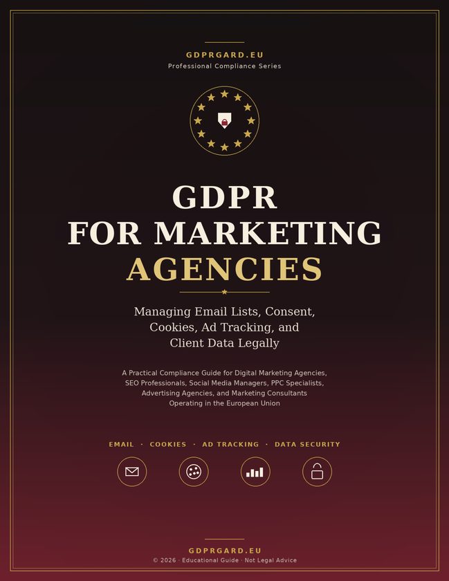 Cover of GDPR for Marketing Agencies