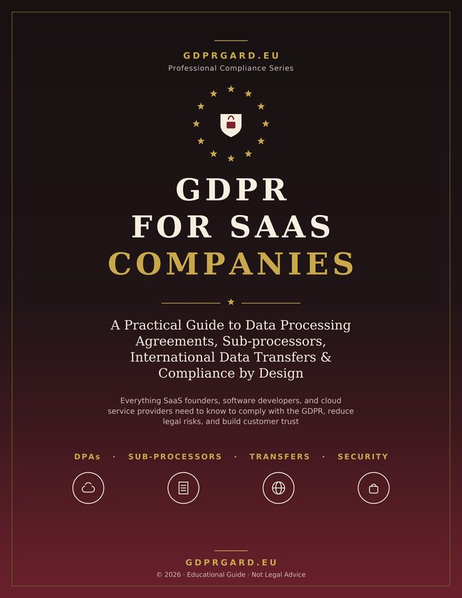 Cover of GDPR for SaaS & Software Companies